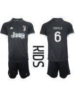 Juventus Danilo Luiz #6 Alternativní dres pro děti 2023-24 Krátký Rukáv (+ trenýrky)